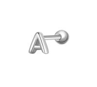 Glanzstücke München Piercing Buchstabe A aus Sterling Silber in silber 4,0 mm Damen
