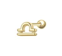 Glanzstücke München Piercing Sterling Silber gelbgold 4,5 mm Damen