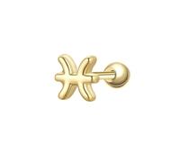 Glanzstücke München Piercing Sterling Silber gelbgold 4,4 mm Damen
