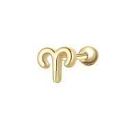 Glanzstücke München Piercing Sterling Silber gelbgold 5,2 mm Damen