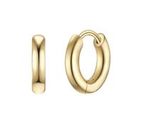 Glanzstücke München Creolen aus Sterling Silber in gelbgold 14,5 mm Damen