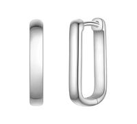 Glanzstücke München Damen Ohrringe 925/- Sterling Silber | rhodiniert, Creolen