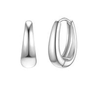 Glanzstücke München Creolen aus Sterling Silber in silber 17,5 mm Damen