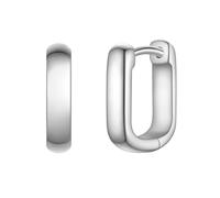 Glanzstücke München Damen Ohrringe 925/- Sterling Silber | rhodiniert, Creolen
