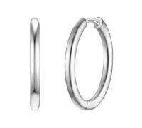 Glanzstücke München Creolen aus Sterling Silber in silber 20,5 mm Damen