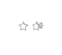 Glanzstücke München Ohrstecker Stern aus Sterling Silber in silber 5,4 mm Damen