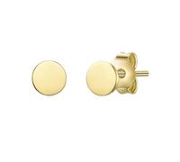 Glanzstücke München Ohrstecker Sterling Silber in Gelbgold 3,8 mm Damen