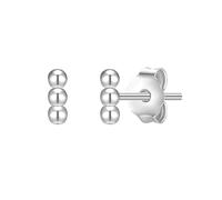 Paar Ohrstecker GLANZSTÜCKE MÜNCHEN "Set: GSM1487", silber, Ohrringe, Damen, 4,6mm, Silber 925 (Sterlingsilber), aus Sterling silber (23901648-0) silber