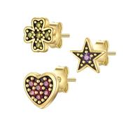 Glanzstücke München Silberohrstecker Damen gold, ONE SIZE