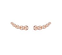 GLANZSTÜCKE MÜNCHEN Damen Ohrstecker Isar Chic Sterling Silber, roségold roségold