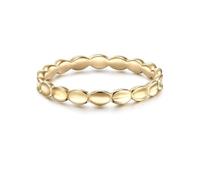 Fingerring GLANZSTÜCKE MÜNCHEN "GSM728" Gr. 60, gold (gelbgold), Fingerringe, Damen, 60, Silber 925 (Sterlingsilber), 2,4mm, Fingerring, aus Sterling Silber (57602452-60) gelbgold