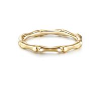 GLANZSTÜCKE MÜNCHEN Damen Ring 925/- Sterling Silber gelbvergoldet 14 Karat Silberring