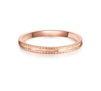 Ring Sterling Silber rosévergoldet 48