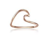 Ring Sterling Silber rosévergoldet 58