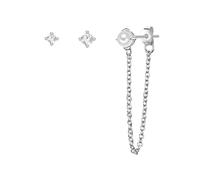 Glanzstücke München Ohrstecker 925er Silber silber Damen