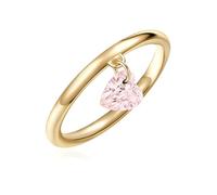 Glanzstücke München Silberring Damen gold, 54