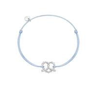 Glanzstücke München - Armband Herz-Breze aus Sterling Silber in Silber Armbänder & Armreife 1 ct Damen