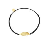 Glanzstücke München - Armband Feder aus Sterling Silber in Gelbgold Armbänder & Armreife 1 ct Damen