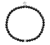 Glanzstücke München Edelsteinarmband aus Edelstahl in Silber mit Achat 17,0 cm Damen