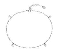 Fußkette GLANZSTÜCKE MÜNCHEN "GSM488", silber, Fußketten, Damen, Silber 925 (Sterlingsilber), aus Sterling Silber (87409768-0) silber