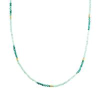 Glanzstücke München Halskette - Sterling Silber Halskette Amazonit - Gr. unisize - in Gold - für Damen