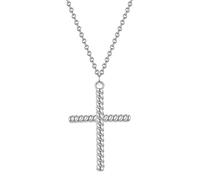 Glanzstücke München Halskette - Sterling Silber Halskette Kreuz - Gr. unisize - in Silber - für Damen