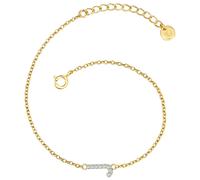 Glanzstücke München Damen Armband Buchstabe J aus 925/- Sterling Silber mit Zirkonia