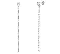 Glanzstücke München Ohrhänger Sterling Silber Zirkonia in Roségold 60,0 mm Damen