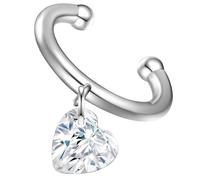 Glanzstücke München Silberohrklemme Damen silber, ONE SIZE