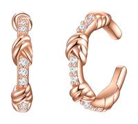 Glanzstücke München Ohrklemme Sterling Silber Zirkonia in Roségold 2,7 mm Damen