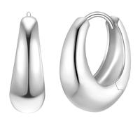 Glanzstücke München Creolen aus Sterling Silber in silber 18,5 mm Damen