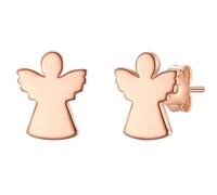 Glanzstücke München Ohrstecker Engel aus Sterling Silber in roségold 7,9 mm Damen