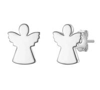 Glanzstücke München Ohrstecker Engel aus Sterling Silber in silber 7,9 mm Damen