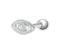Glanzstücke München Ohrstecker Allsehendes Auge aus Sterling Silber in mit Zirkonia 3,7 mm Damen