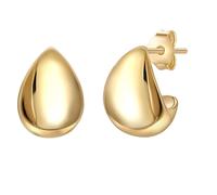 Glanzstücke München Ohrstecker aus Sterling Silber in gelbgold 11,4 mm Damen