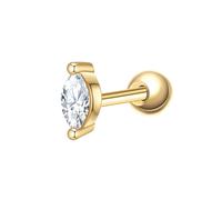 Glanzstücke München Ohrstecker aus Sterling Silber in Gelbgold mit Zirkonia 1,9 mm Damen