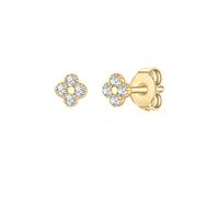Glanzstücke München Ohrstecker aus Sterling Silber in gelbgold mit Zirkonia 3,6 mm Damen