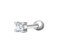 Glanzstücke München Ohrstecker aus Sterling Silber in mit Zirkonia 2,7 mm Damen