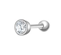 Glanzstücke München Ohrstecker aus Sterling Silber in mit Zirkonia 4,1 mm Damen