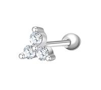 Glanzstücke München Ohrstecker aus Sterling Silber in mit Zirkonia 4,9 mm Damen