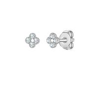 Glanzstücke München Ohrstecker aus Sterling Silber in silber mit Zirkonia 3,6 mm Damen