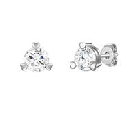 Ohrstecker Sterling Silber Zirkonia weiß