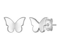Glanzstücke München Ohrstecker Schmetterling aus Sterling Silber in silber mit 5,8 mm Damen