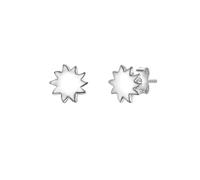 Glanzstücke München Ohrstecker Sonne aus Sterling Silber in silber 6,8 mm Damen