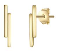 Glanzstücke München Ohrstecker Sterling Silber in Gelbgold 11,5 mm Damen