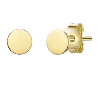 Glanzstücke München Ohrstecker Sterling Silber in Gelbgold 3,8 mm Damen