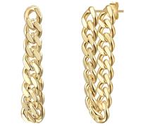 Glanzstücke München Ohrstecker Sterling Silber in Gelbgold 32,2 mm Damen