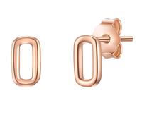 Glanzstücke München Damen Ohrstecker 925/- Sterling Silber rosévergoldet 14 Karat Silberohrstecker