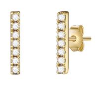 Glanzstücke München Ohrstecker Sterling Silber Zirkonia in Roségold 10,0 mm Damen