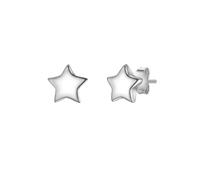 Glanzstücke München Damen Ohrringe 925/- Sterling Silber | rhodiniert, Ohrstecker, Stern